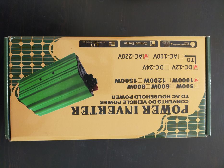 Преобразователь на 220вольт с аккумулятора