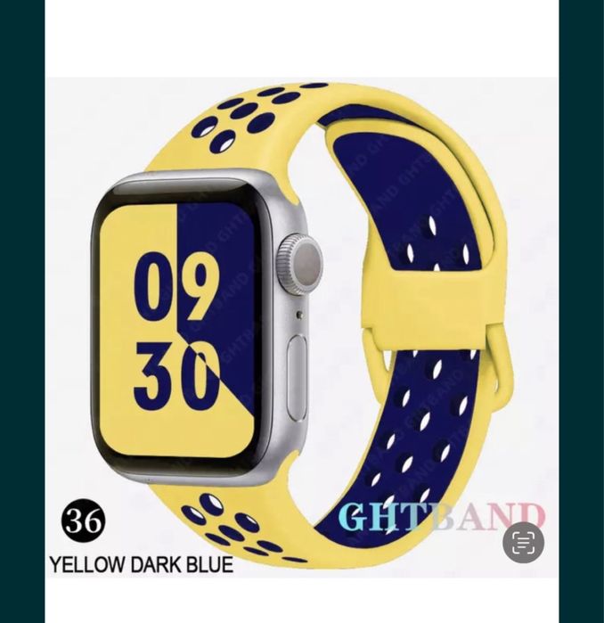 Curea Bratara Husa Soft TPU Perforat Incarcator Ceas Apple Iphone