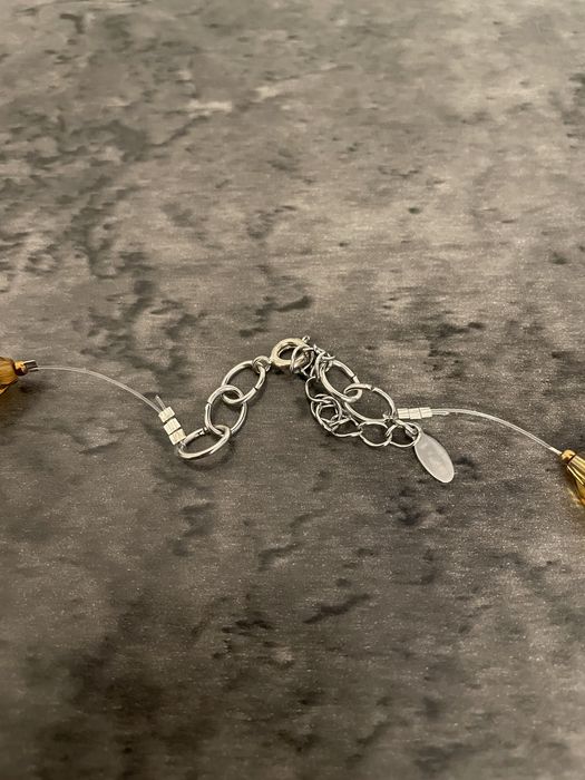 Colier cu margele de sticla plutitoare