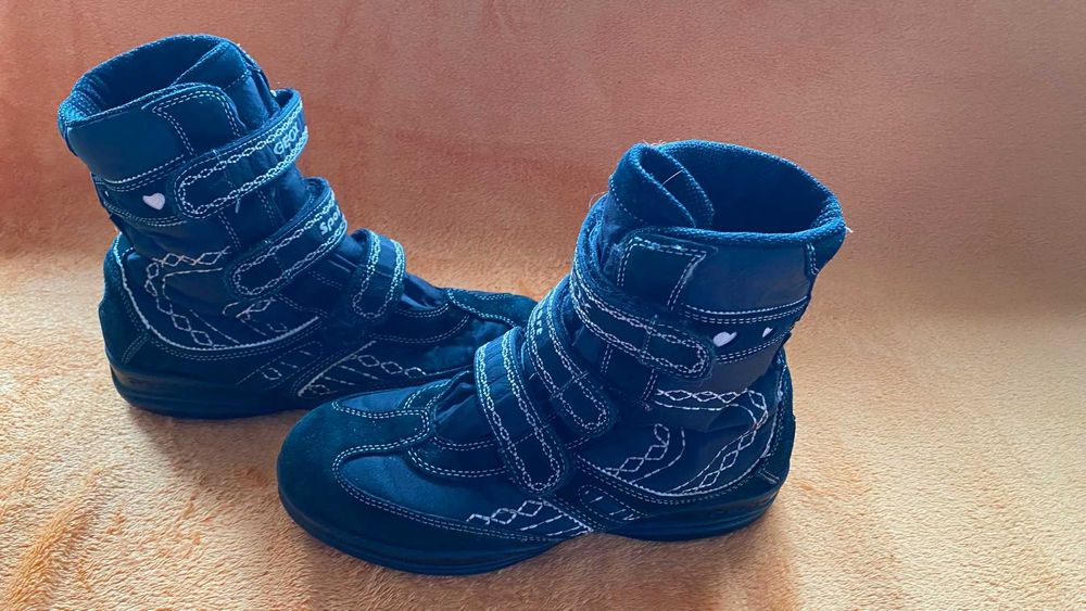 Cizme de zapada albastre 38 Ecco