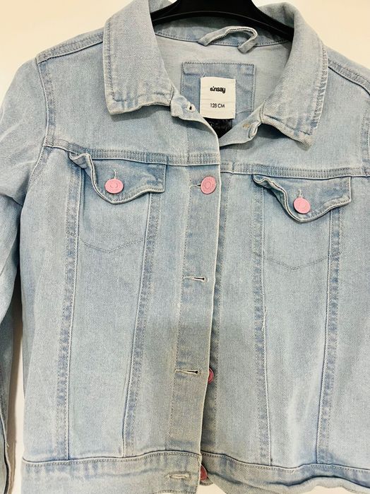 Geacă blugi de fete minne  mouse , mărimea 128 Sinsay