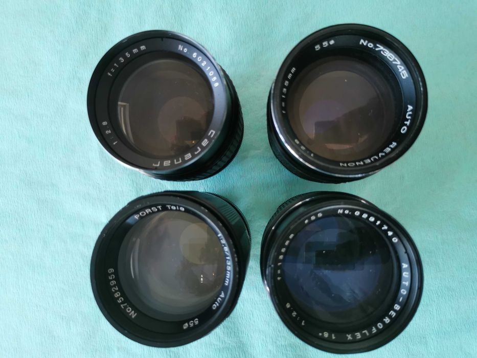 Obiective M42, FD, C/Y, Leica R, Pentacon6, EF