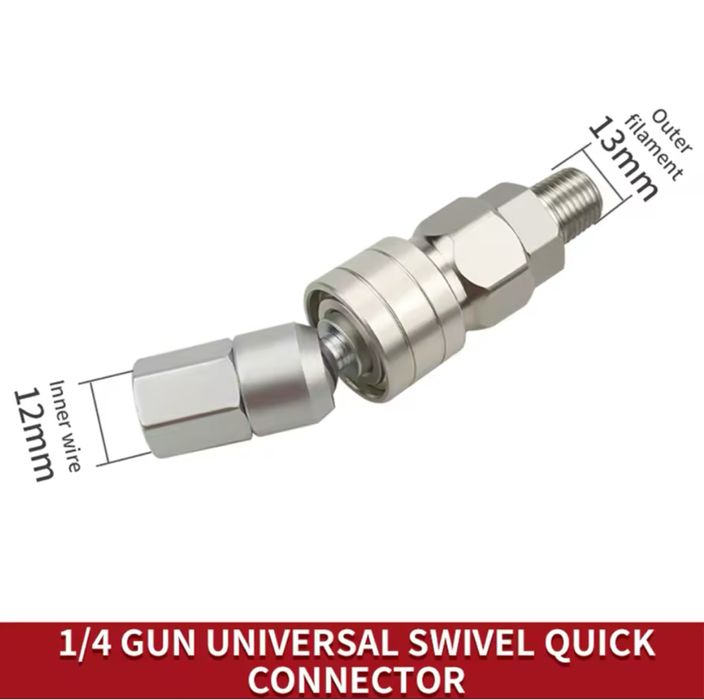 Конектор бърза връзка за безвъздушни машини за боядисване 360 градуса!