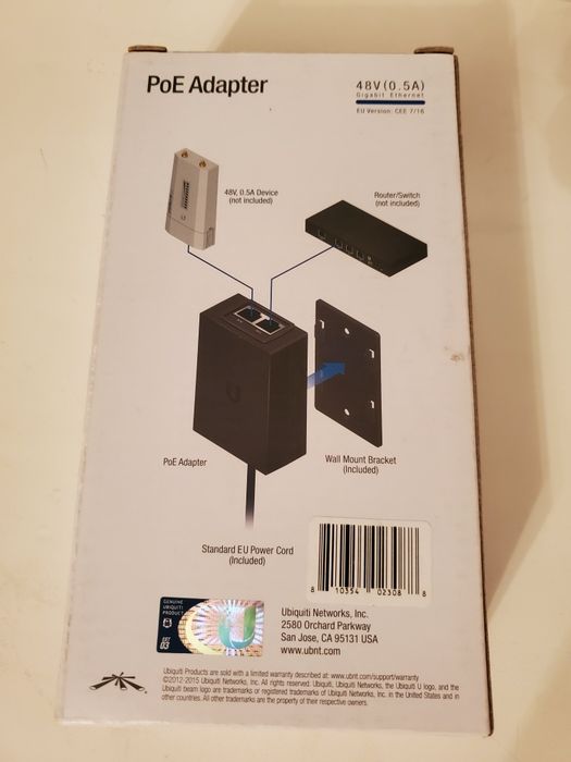 Продам блок питание(PoE адаптер) PoE 48V 0.5A G