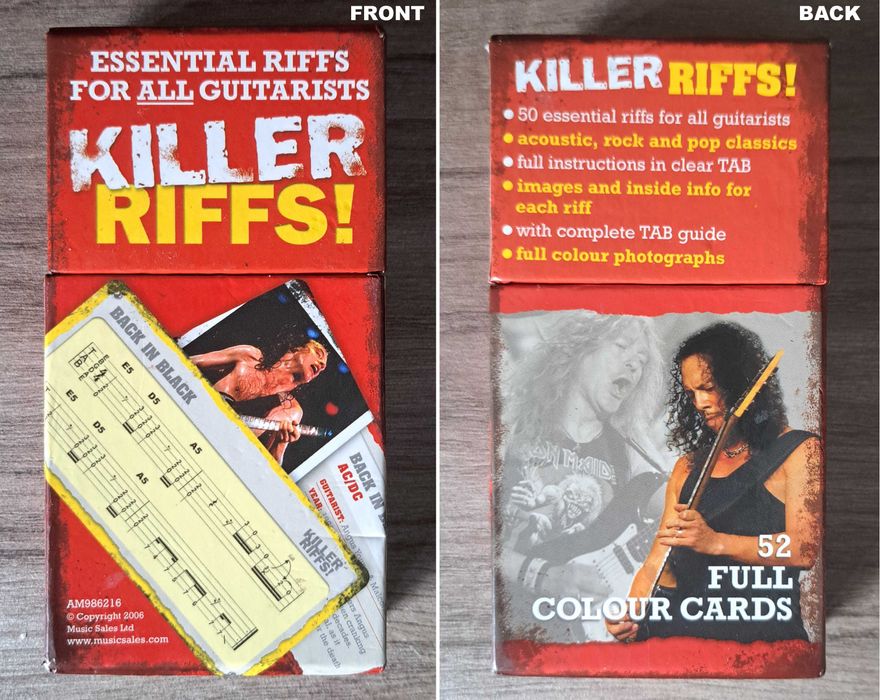 Killer Riffs - Essential Riffs for All Guitarists (52 carduri)