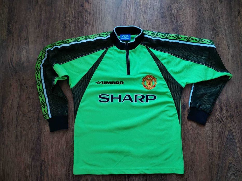 UMBRO Manchester United 1998-99 Retro Goalkeeper-футболна ретро  М-Л