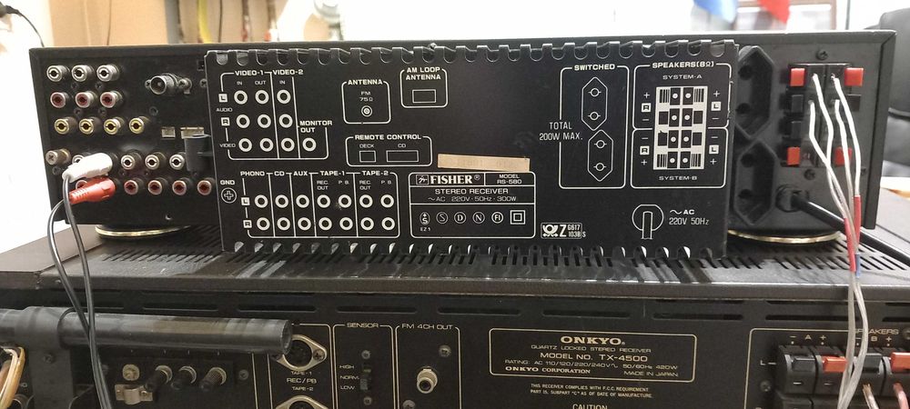 Amplituner Onkyo Tx-4500 Siemens RS 555 Fisher RS ​​​​580