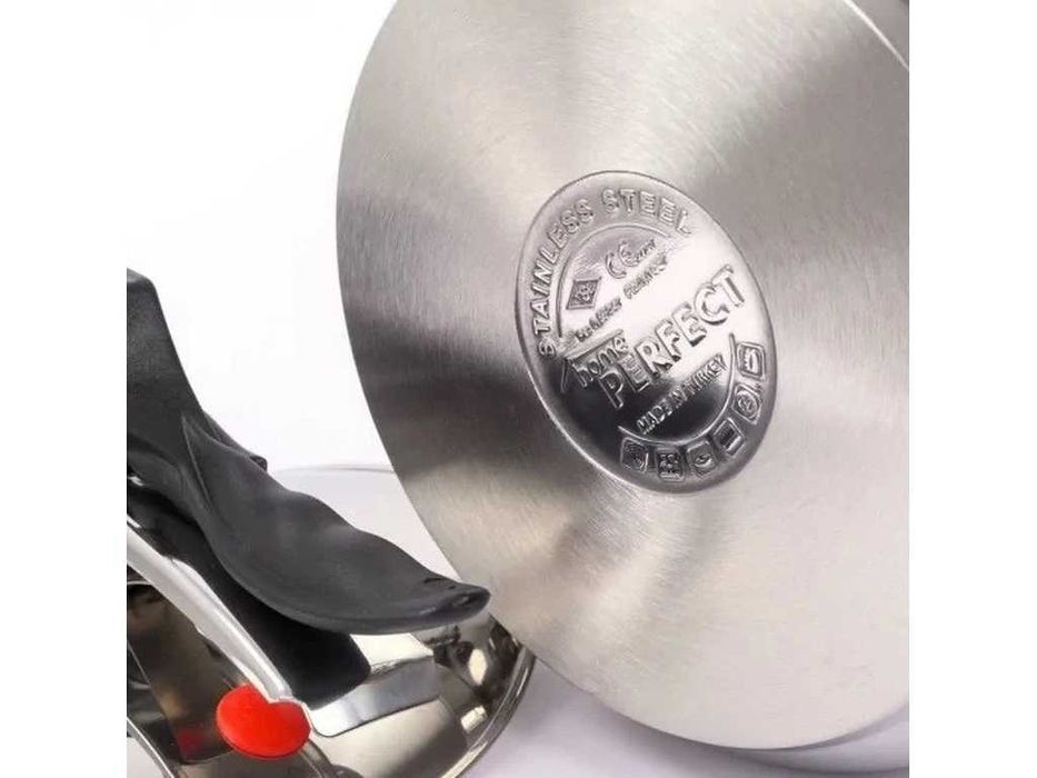 НОВА! Home Perfect тенджера под налягане за готвене 9л inox Турция