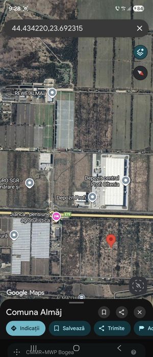 Teren intravilan min 3 ha - max 6 ha comasat -are C.U. – Craiova/Almaj