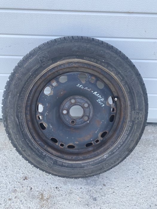 Roata rezerva 205 55 15 m+s skoda rapid Golf 6 Golf 7 Octavia 3 Polo