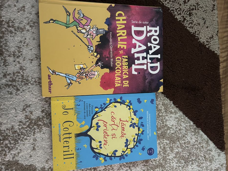 Set Charlie si Fabrica de ciocolata+Lamai ,carti si prieteni