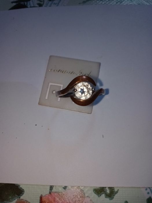 Кольца серебро 925 пробы с цирконием