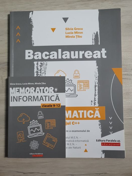Culegere & Memorator BAC Informatică C++