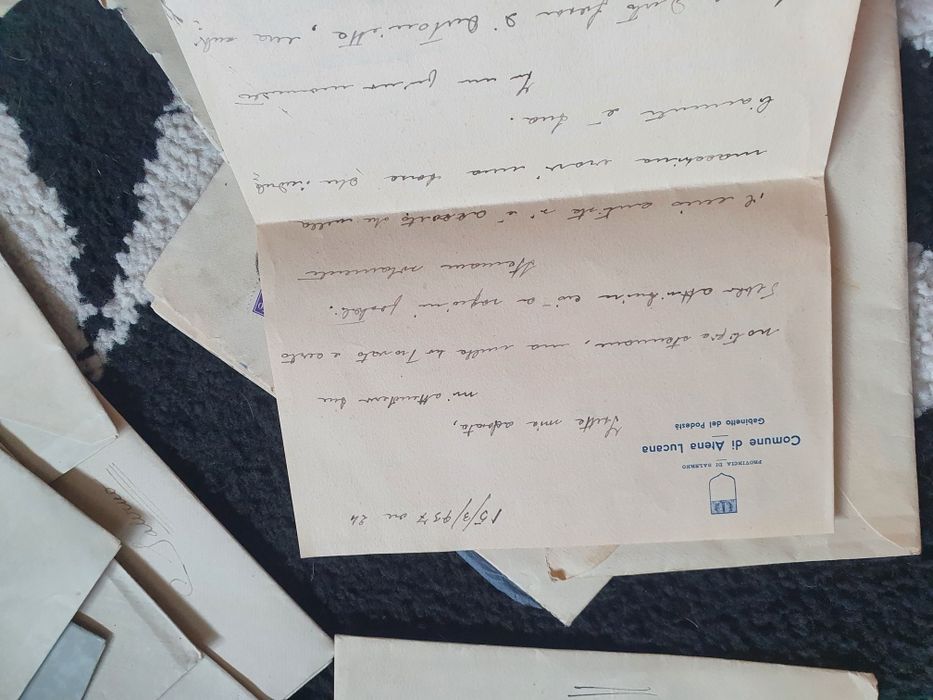 Scrisorii telegrame vederi titluri bancare vechii ani 20 30 40 italia