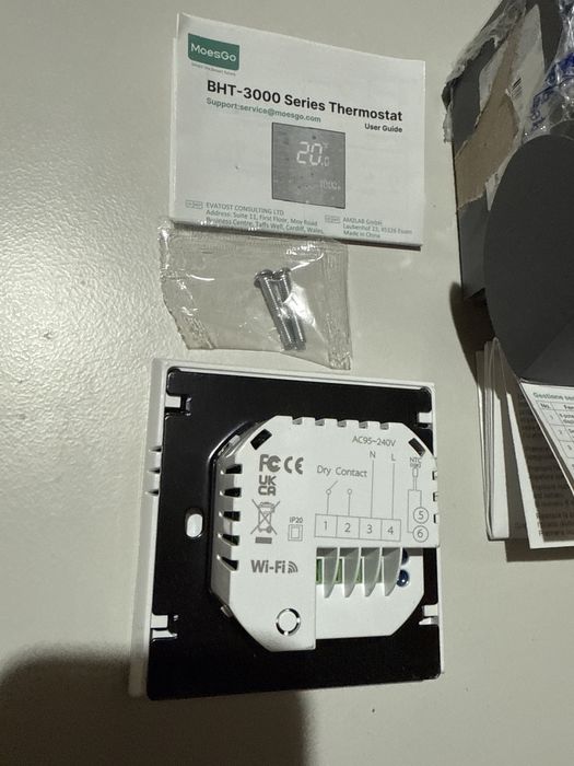 Termostat Wifi Smart MeanWell MMT1231 Tuya centrala,boiler,pardoseala