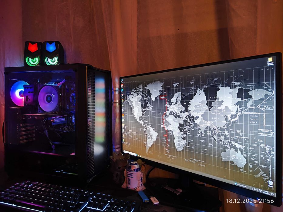 Геймърски i7 12700f, RX 7600, RAM 32GB DDR4 3200, SSD 1TB NVME