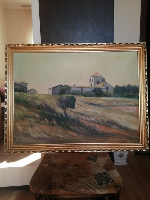 ,, Финка,, Испанско имение, маслена на платно