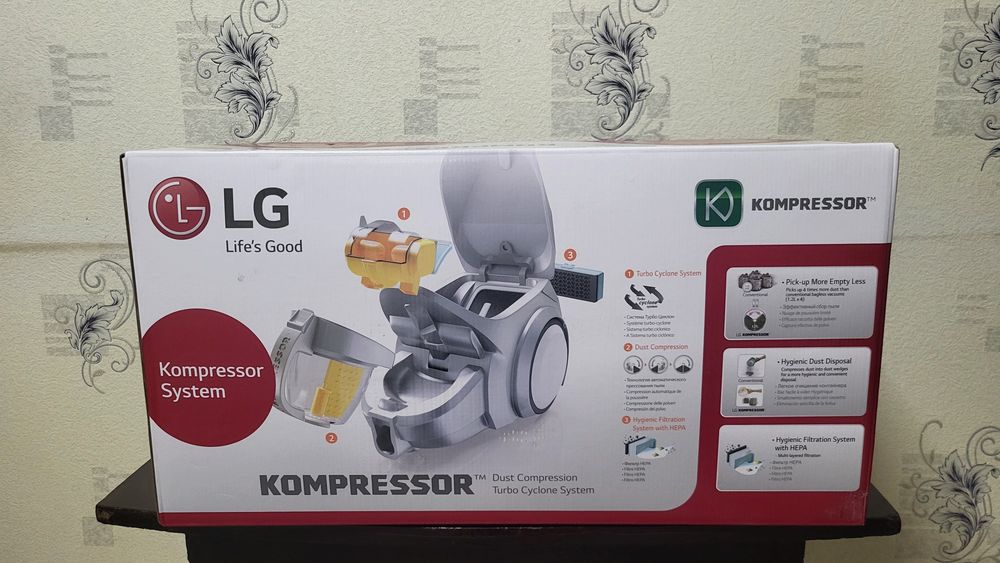 Подается пылесос LG