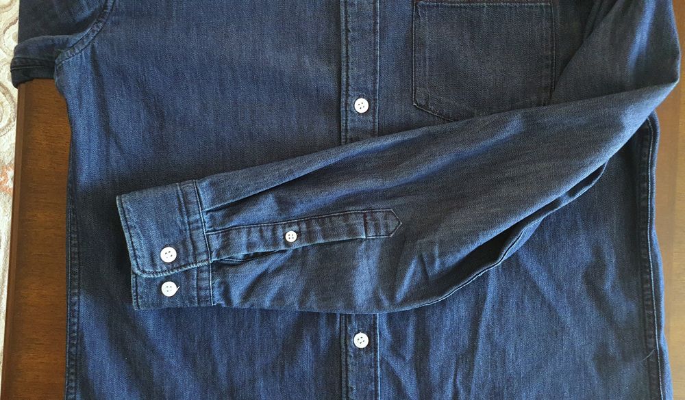 Camasa Denim HM Albastra S