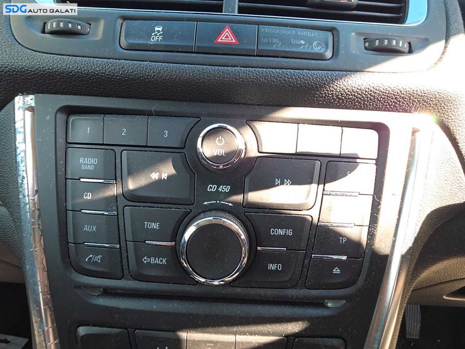 Panou Comanda Butoane Radio CD Multimedia Consola Centrala CD450 Opel Mokka 2012 - 2016 [Q7317]