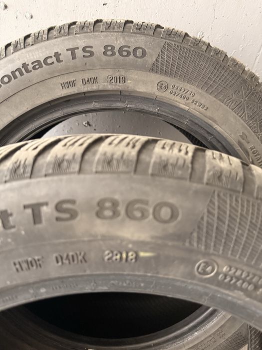 Pereche Anvelope Iarnă Continental 205/55 R16 TS860 - Ideale Urgență / Buget