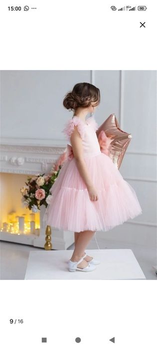 Пышное праздничное платье для девочки