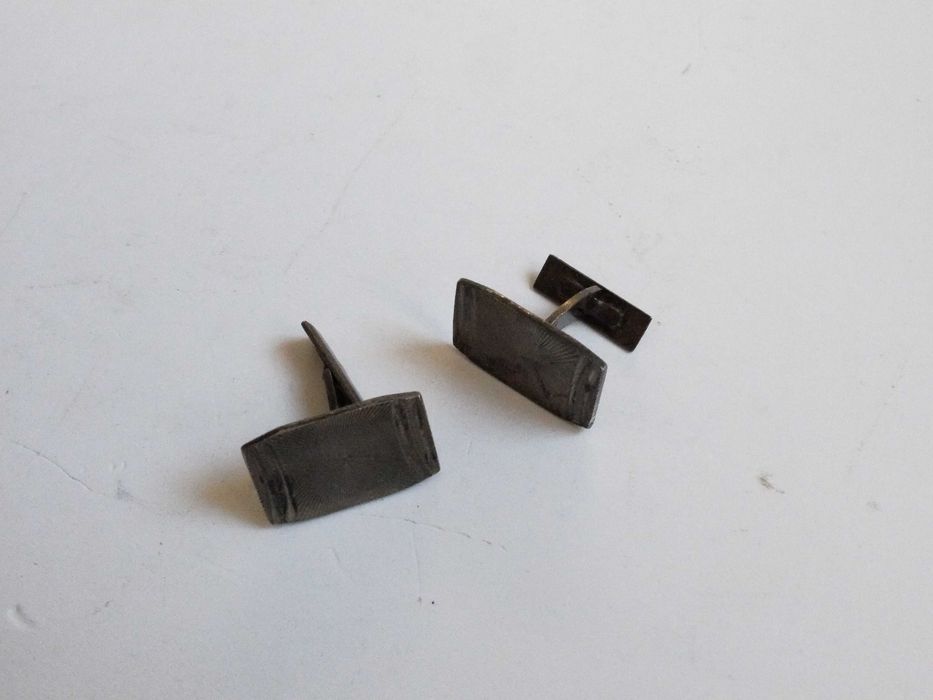 Сребърни мъжки ръкавели, правени на ръка в Сирия