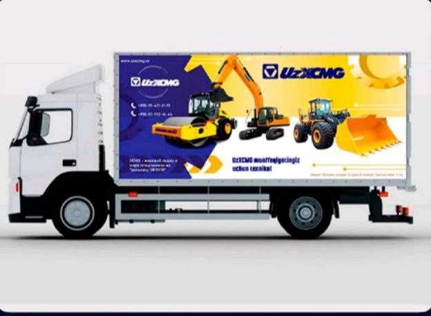 Avtotransportlarda reklama xizmati.