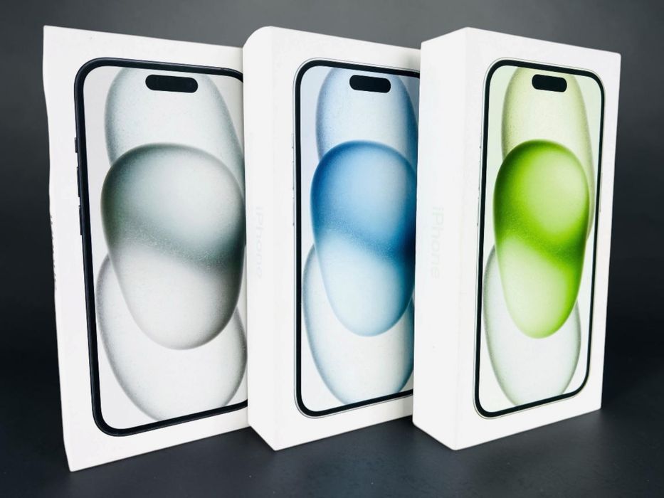 ЧИСТО НОВ! Apple iPhone 15 128GB Black / Blue / Green / Yellow / Pink Гаранция!