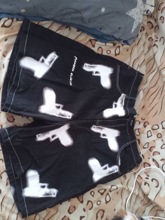 Джинсовые шорты глоки