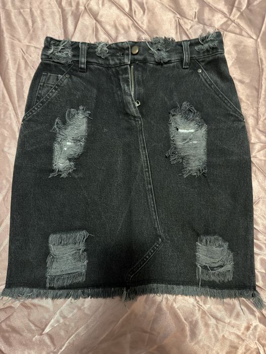 Черна дънкова пола alessa