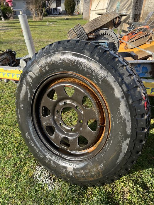 Гуми с джанти за Nissan Navara, Mitsubishi Pajero, Toyota land cruiser