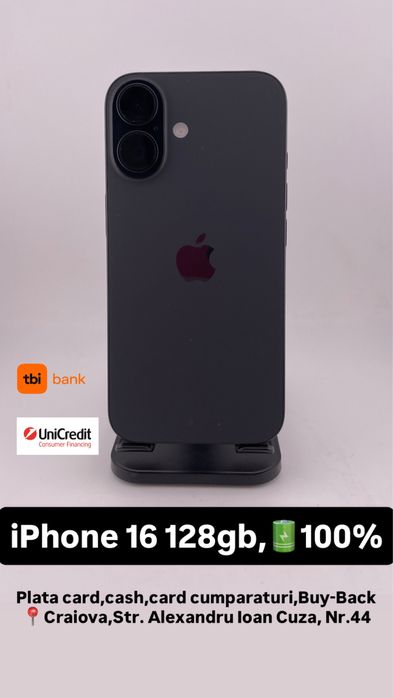 iPhone 16 128gb,100% |•| G Store Mobile