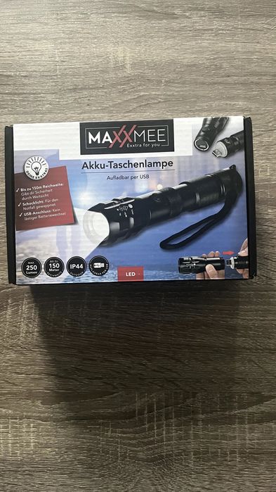 Lanterna LED Maxx noua profesionala in cutie incarcare USB