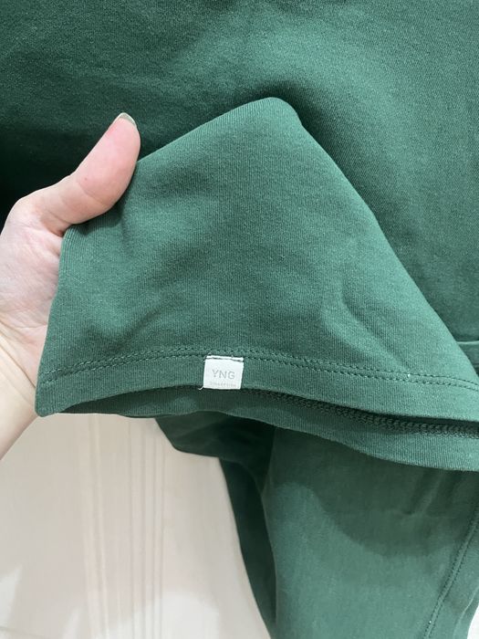 Футболка DeFacto Oversize Fit, темно-зеленая