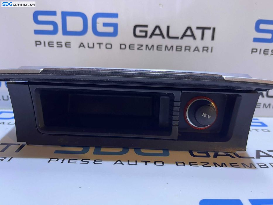Scrumiera Completa cu Capac si Bricheta Volkswagen Passat B6 2005 - 2010 Cod 3C0863284G 3C0857961G [D0487]