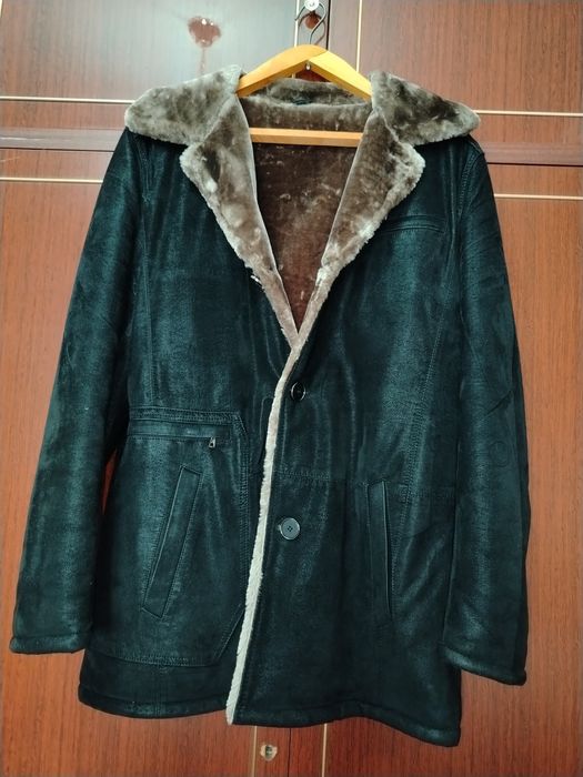 Дублёнка полушубок мужская