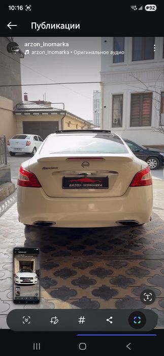 Nissan maxima ideal xolatta