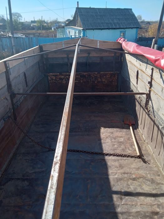 Камаз с прицепом самосвал