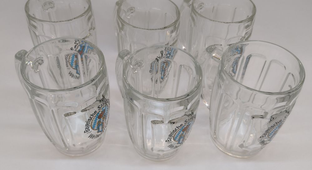 Комплект от 6 халби за бира с вместимост 500 мл, чисто нови.
Оригиналн