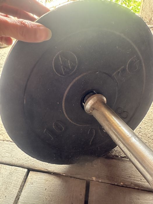 Штанга с изогнутым грифом