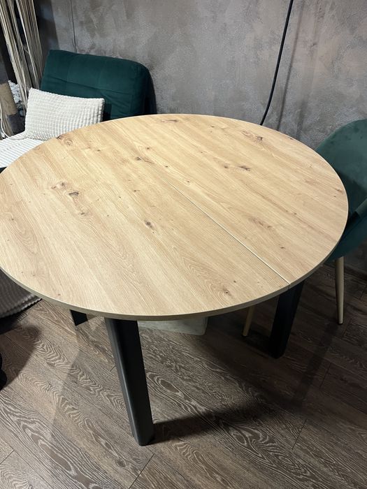 Masa rotunda extensibila 102-142 cm