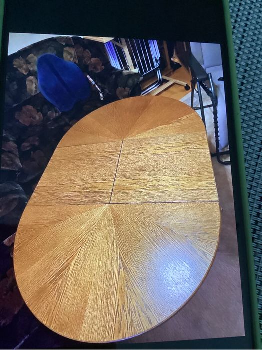 Masuta rotunda extensibila lemn masiv