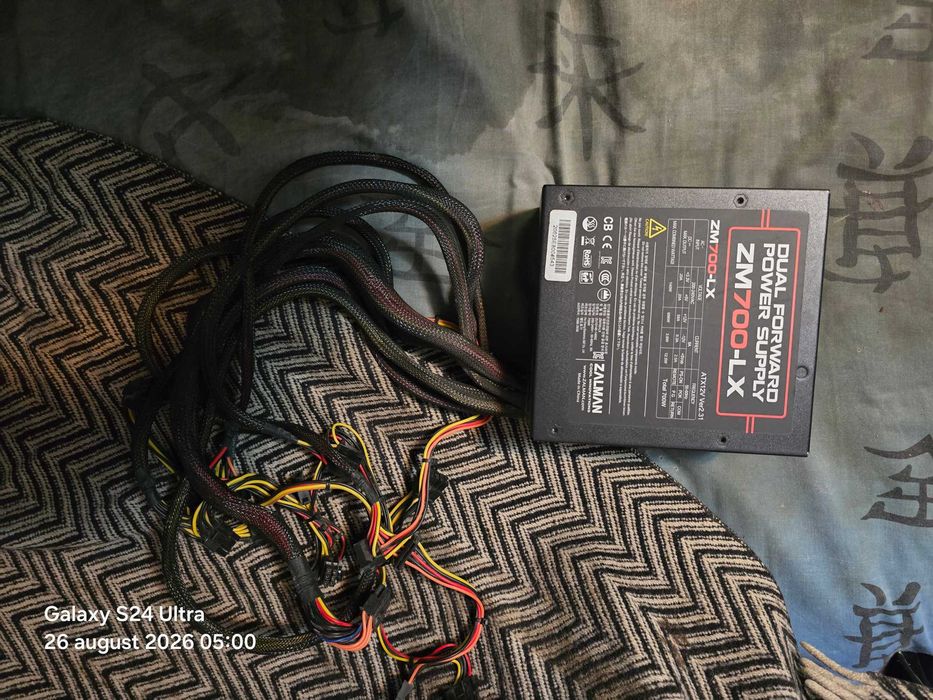 Sursa Zalman ZM700-LX, 700 W, ATX 2.31, PFC Activ, Negru