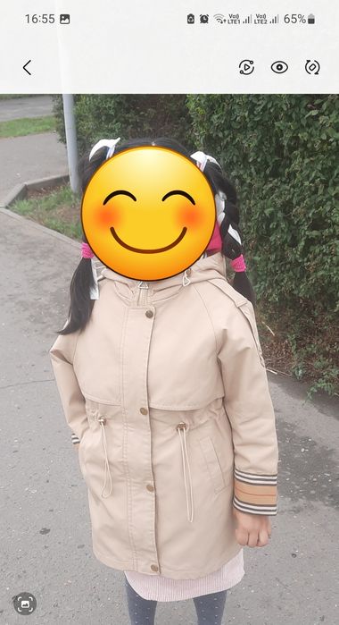 Тренч для девочки 5-7 лет