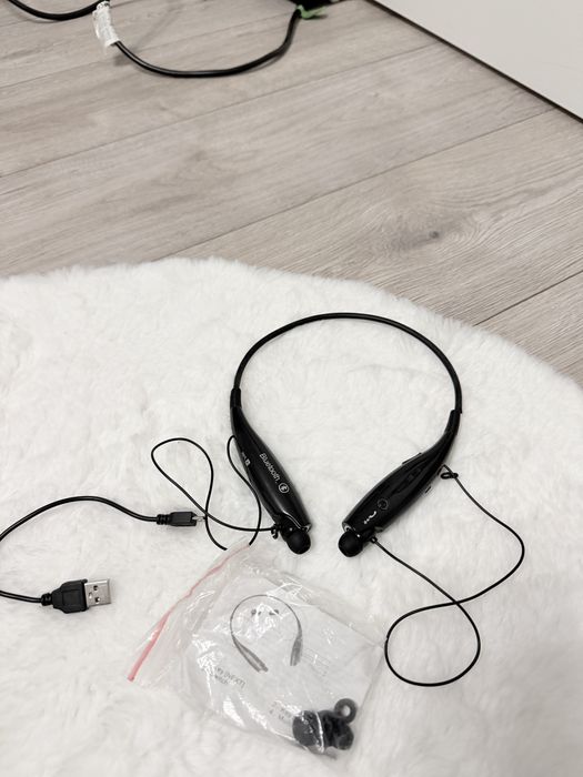 Căști bluetooth pe gât anti-cadere