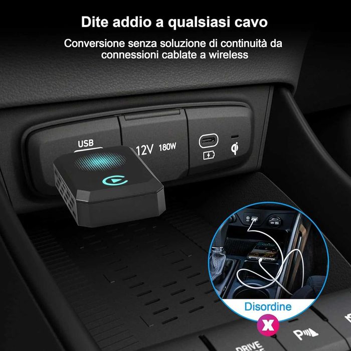 CarPlay Wireless Adapter – безжичен адаптер за Apple CarPlay 2025