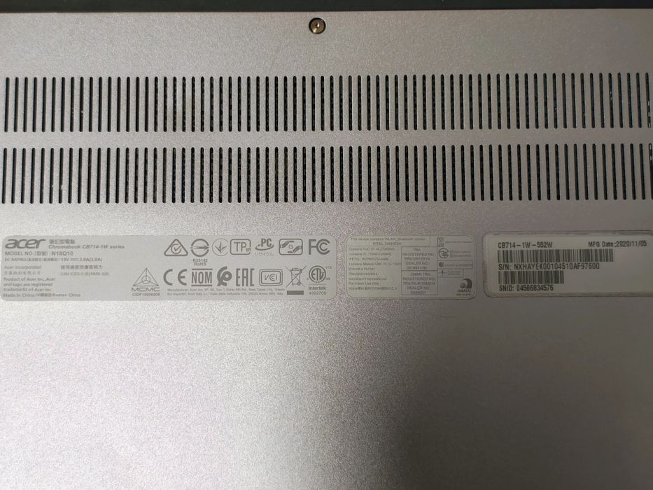 Laptop Acer Chromebook ( windows ) 714 - i5 gen 8