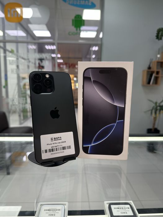 iphone 16 pro max 256gb black m