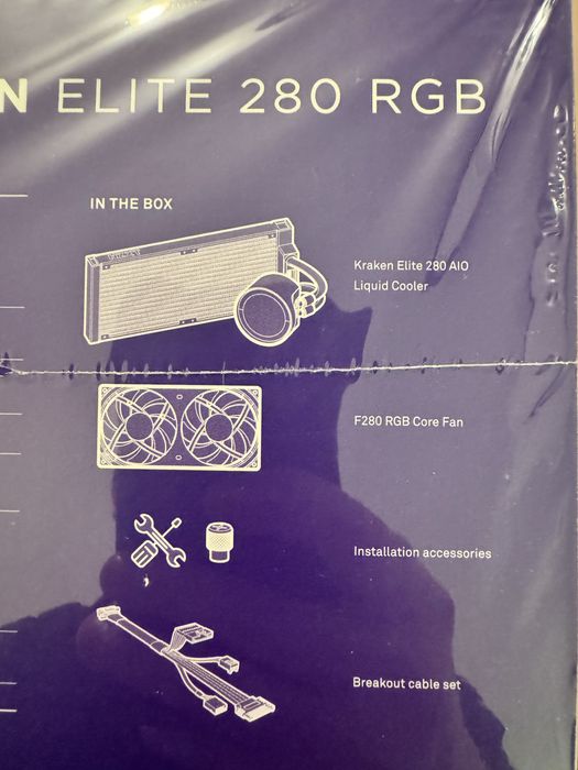Răcitor lichid NZXT Kraken Elite 280 V2 RGB 280 mm , nou , cutie sigilata